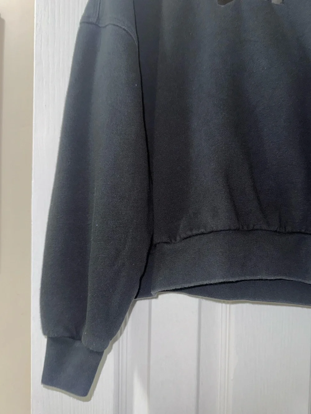 GAP Kids Girl Black Logo Pullover Hoodie Size L 10